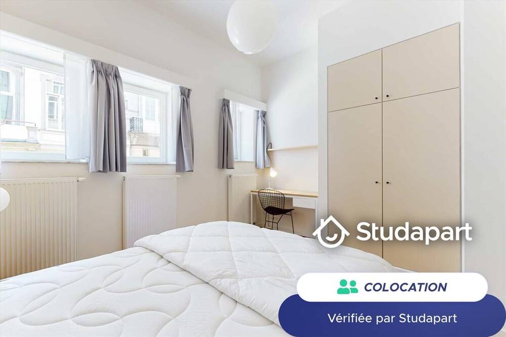 Kot te  huur in Brussel 1000 1020.00€ 1 slaapkamers 15.00m² - Zoekertje 32153