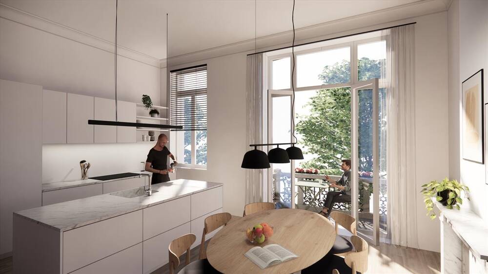 Penthouse te  koop in Brussel 1000 585000.00€ 2 slaapkamers 141.00m² - Zoekertje 143923