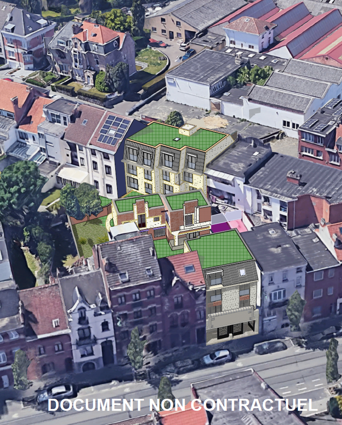Mixgebouw te  koop in Sint-Agatha-Berchem 1082 1150000.00€ 18 slaapkamers m² - Zoekertje 161120