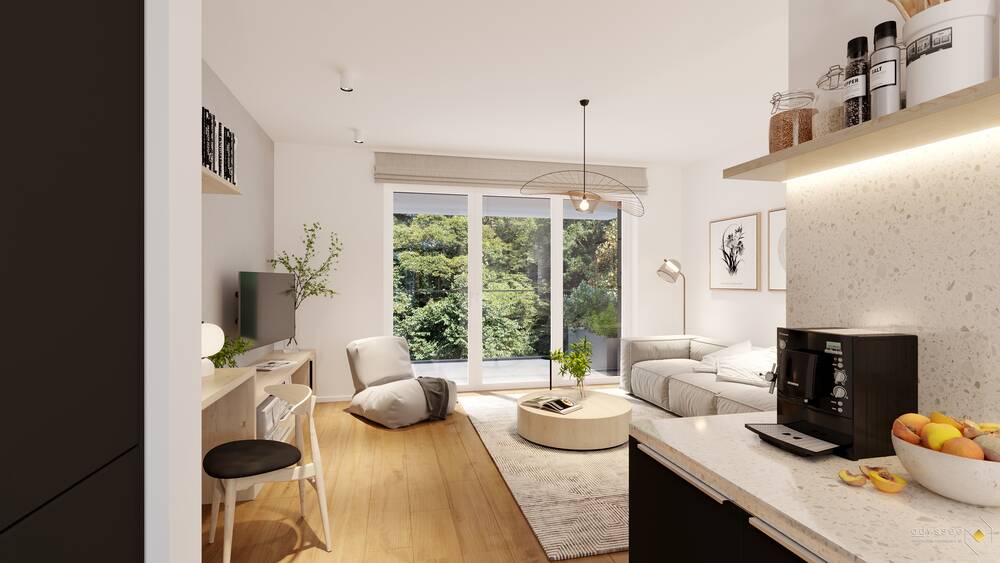 Appartement te  koop in Ukkel 1180 590000.00€ 2 slaapkamers 100.00m² - Zoekertje 165965