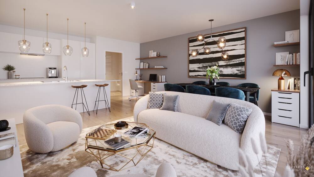 Appartement te  koop in Sint-Lambrechts-Woluwe 1200 413000.00€ 2 slaapkamers 84.00m² - Zoekertje 168401