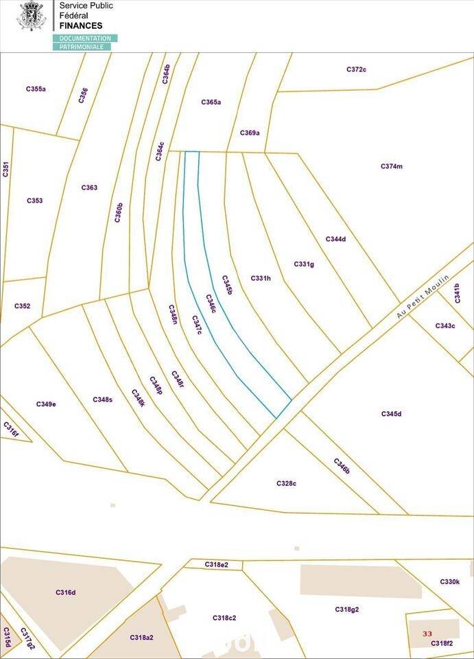 Terrain non bâtissable à vendre à Rulles 6724 1000.00€  chambres m² - annonce 308717