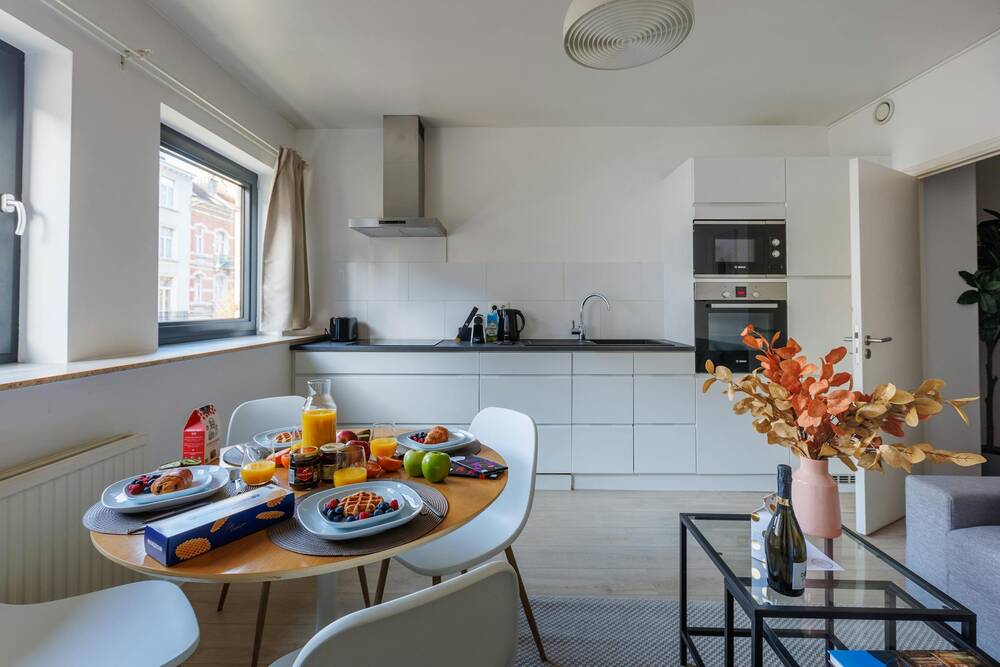 Appartement te  huur in Brussel 1000 1600.00€ 1 slaapkamers 47.00m² - Zoekertje 312517